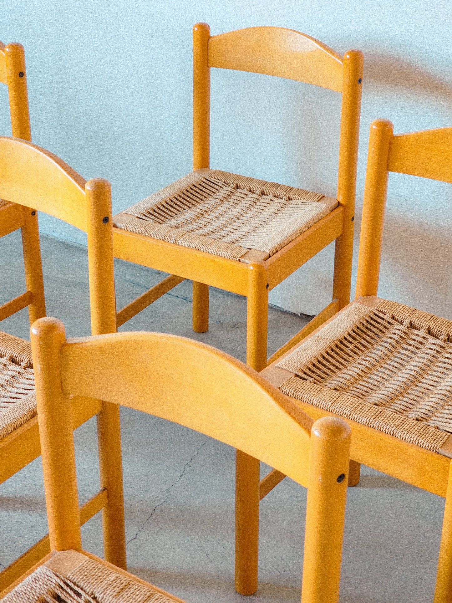 Vintage Mid Century Dining Chairs Imported from Yugoslavia