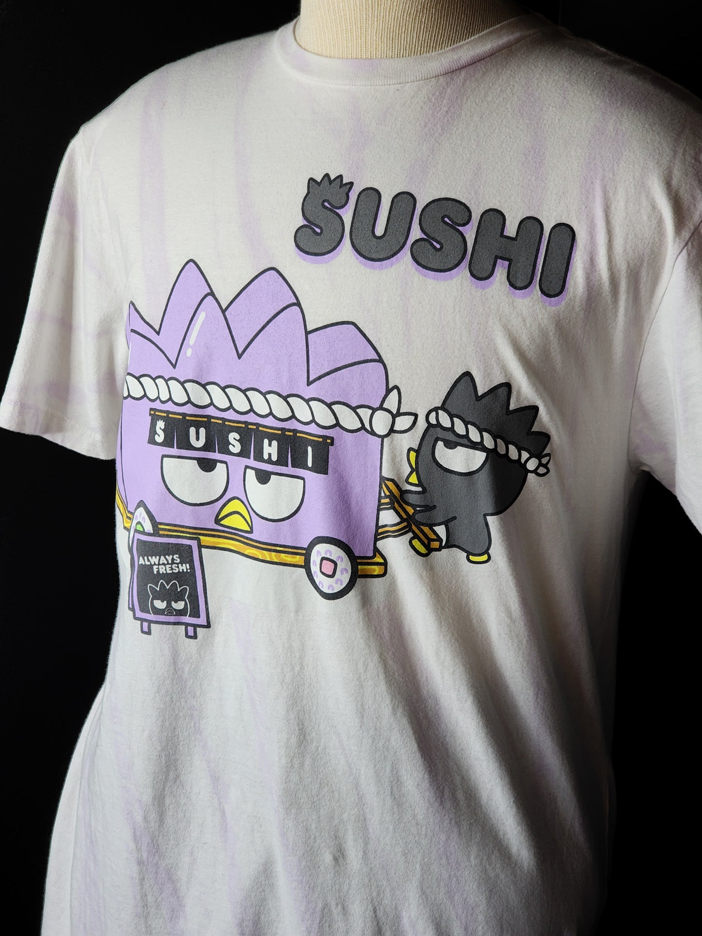 Sanrio Badtz Maru Food Truck Tie-Dye T-Shirt - BoxLunch Exclusive Tagged L