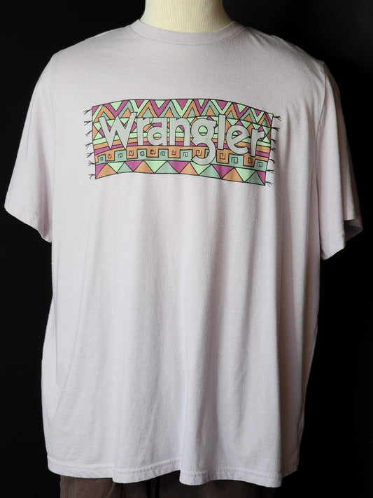 Modern Wrangler Printed Lilac Tee Tagged 2XL