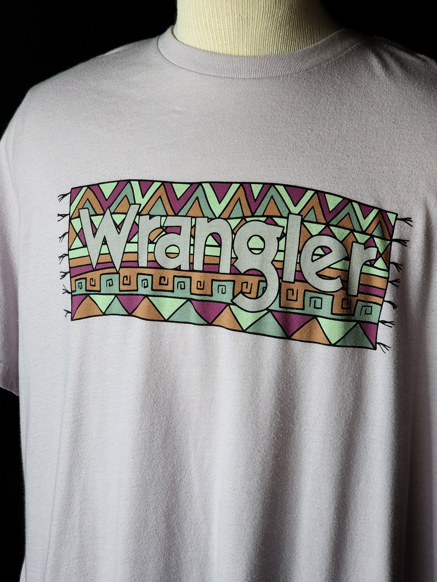 Modern Wrangler Printed Lilac Tee Tagged 2XL