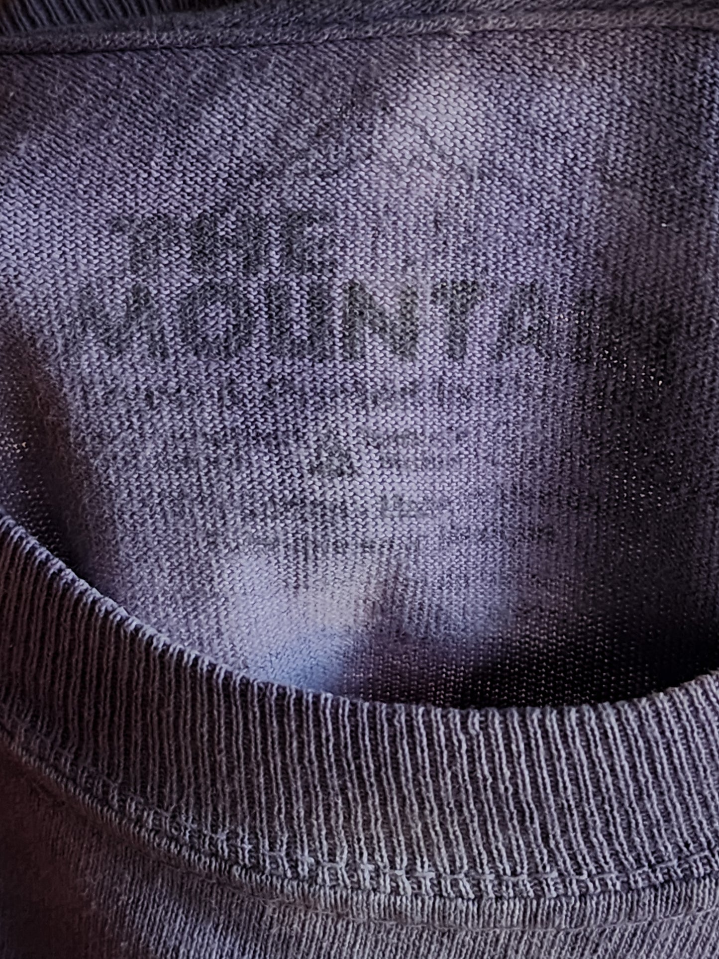 The Mountain  Purple Penguin Nature Tee Tagged L