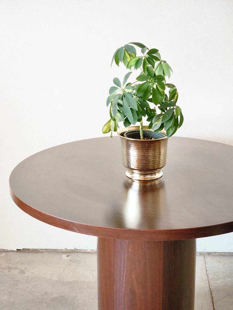 Mahogany Round Pedestal Dining Table