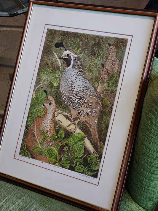 Quail Original Painting