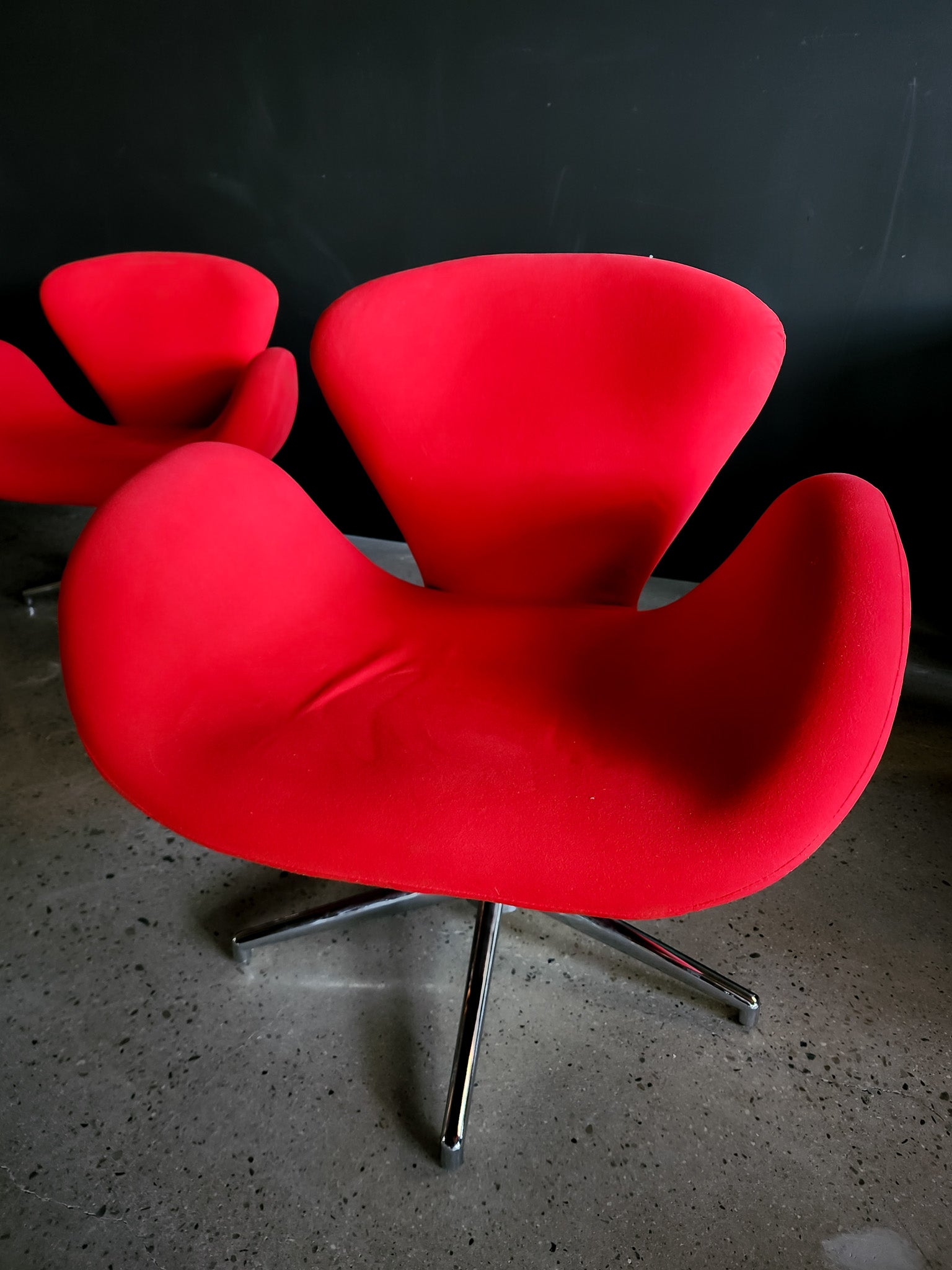 Reproductions of Arne Jacobsen's Swan Chairs - Reclaimed Mt. Goods